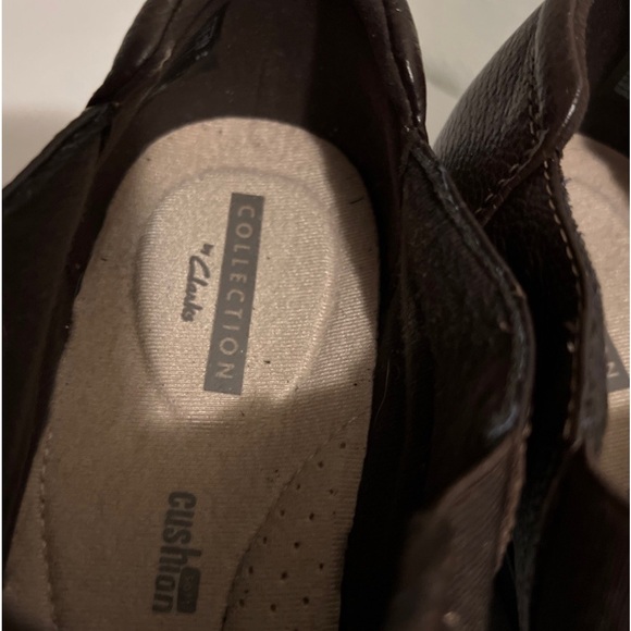 Clarks Cheyn Madi Dark Brown Leather Slip-On Loafer Women's Size 7.5 M - Picture 6 of 8